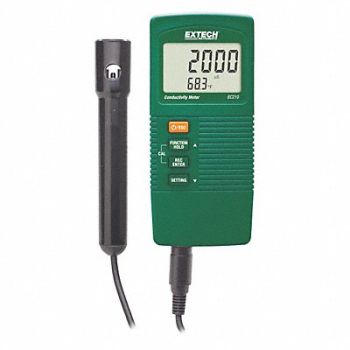 EXTECH Conductivity Meter 9V Battery, 30XM71
