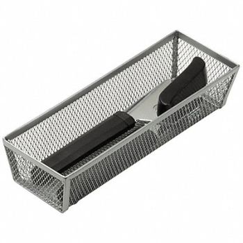 HONEY-CAN-DO Cutlery Tray 9in.Lx3in.Wx2in.H, 30XN10