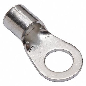 BURNDY Ring Terminal Bare 4 AWG 4 AWG PK5, 30XT25