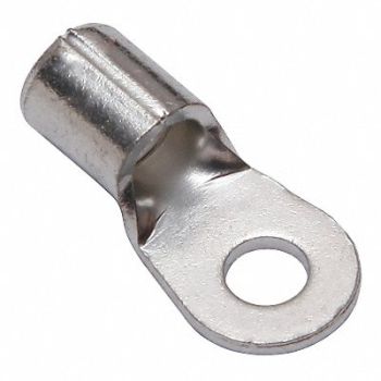 BURNDY Ring Terminal Bare 8 AWG 8 AWG PK10, 30XT40