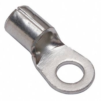 BURNDY Ring Terminal Bare 8 AWG 8 AWG PK10, 30XT41