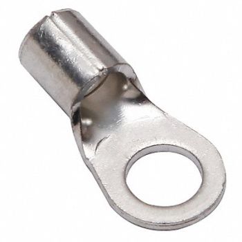 BURNDY Ring Terminal Bare 8 AWG 8 AWG PK10, 30XT42