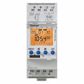 THEBEN Electr. Timer Din Rail 24Hr/7D 1 Chn., 30YH14