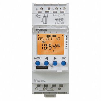 THEBEN Electr Timer Din Rail 24Hr/7D 1Chn 84Mem, 30YH19
