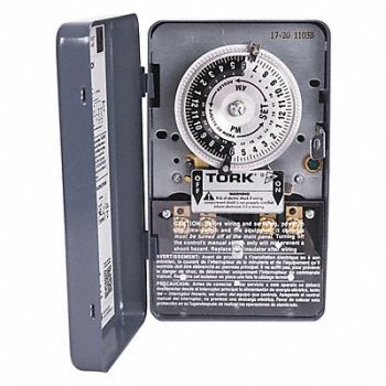 TORK Electromechanical Timer 120V DPST-NO, 30YJ38