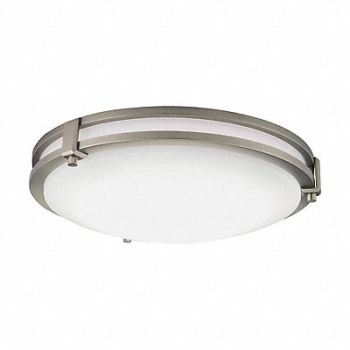 LITHONIA LIGHTING RndLEDMnt 12.5in 4000K 1100lm Nckl Stl, 30YT56