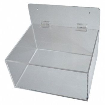 CONDOR All Purpose Dispenser Clear Acrylic, 30ZE62