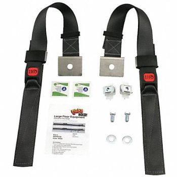 QUAKEHOLD! Push Button Strut Strap Black 1200 lb., 30ZM78