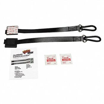 QUAKEHOLD! Flex Mount Fastener Black 100 lb., 30ZM80