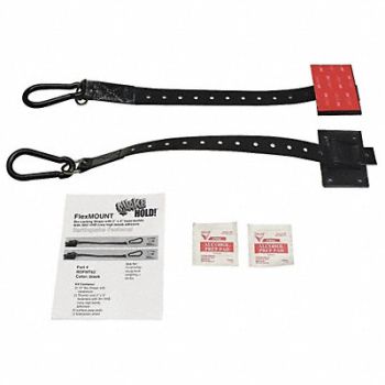 QUAKEHOLD! Flex Mount Fastener Black 200 lb., 30ZM81