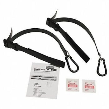 QUAKEHOLD! Flex Mount Fastener Black 100 lb., 30ZM82