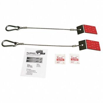 QUAKEHOLD! Flex Mount Fastener Silver 200 lb., 30ZM84