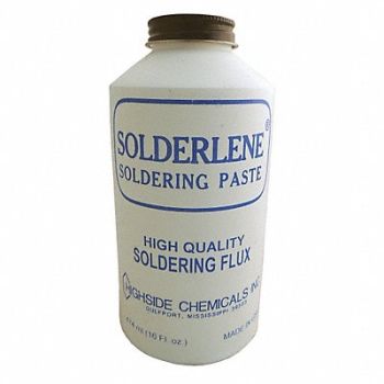 HIGHSIDE 16oz Brush Cap Jar Solder Paste, 30ZY95