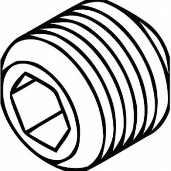 ERICKSON Spare Part Screw M10X1X14.5-45H, 316PD1