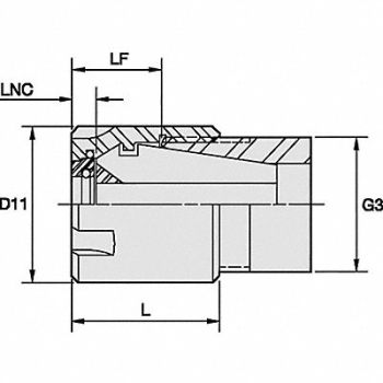 ERICKSON Shrink Fit Tool Holder U3 HSK63F, 313WK4