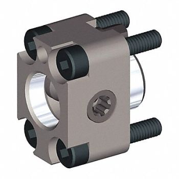 KM SYSTEMS Clamp KM MICRO 16 FLANGE 4 BOLT SHOR, 313YA7