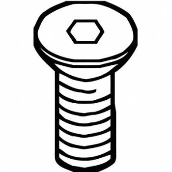 ERICKSON Spare Part SCR S111 4-40 X 3/8 FHCS, 314JR9