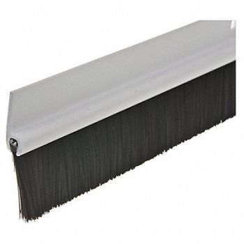 FROST KING Door Sweep White Plastic and Brush, 314NF3