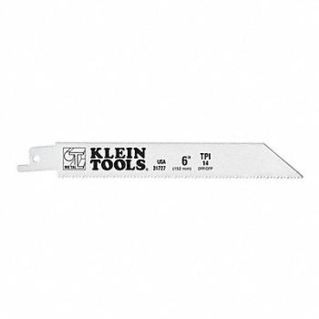 KLEIN TOOLS Recip. Saw Blades 6 14 TPI- PK5, 806YY3