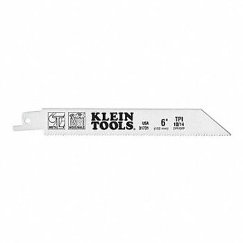 KLEIN TOOLS Recip. Blades 6 10/14 TPI-PK5, 806YY4