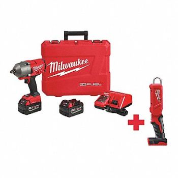 MILWAUKEE Impact Wrench Cordless Compact 18VDC, 317A71