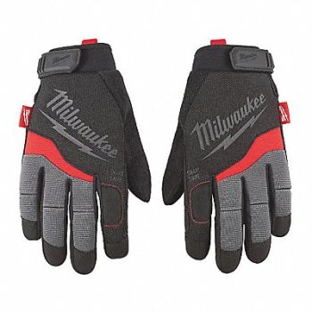 MILWAUKEE Gloves Work Performance Small, 317C06