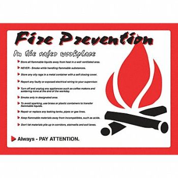 ACCUFORM Poster 17 in x 22 in Plastic, 31A024