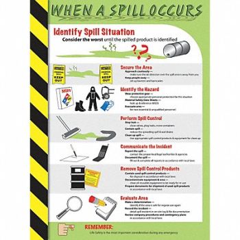 ACCUFORM Poster 22 in x 17 in Plastic, 31A037