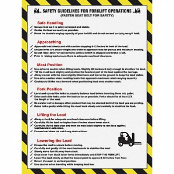 ACCUFORM Poster 22 in x 17 in Plastic, 31A038