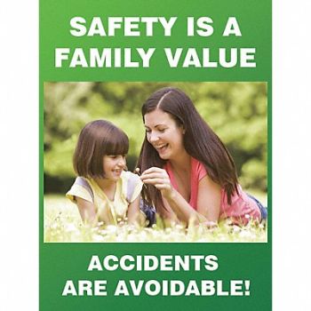 ACCUFORM Poster 22 in x 17 in Plastic, 31A056