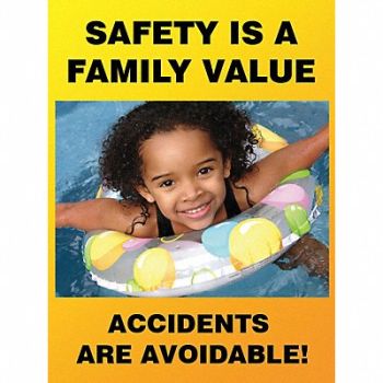 ACCUFORM Poster 22 in x 17 in Plastic, 31A057