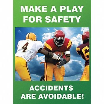 ACCUFORM Poster 22 in x 17 in Plastic, 31A062