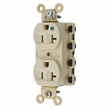 HUBBELL Receptacle Duplex 20A 5-20R 125V, 31A344