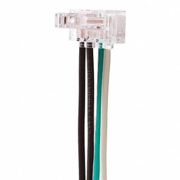 HUBBELL Switch Wiring Mod 120-277V 6in Solid, 31A408