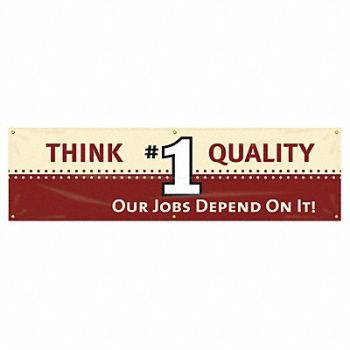 ACCUFORM Safety Banner 28in x 96in Poly Sheeting, 31A710