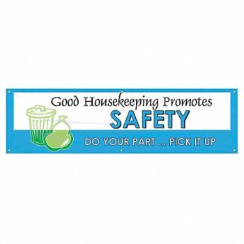 ACCUFORM Safety Banner 28in x 96in Poly Sheeting, 31A722