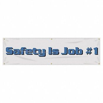 ACCUFORM Safety Banner 28in x 96in Poly Sheeting, 31A762