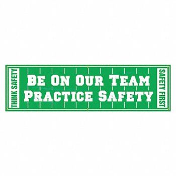 ACCUFORM Safety Banner 28in x 96in Poly Sheeting, 31A769