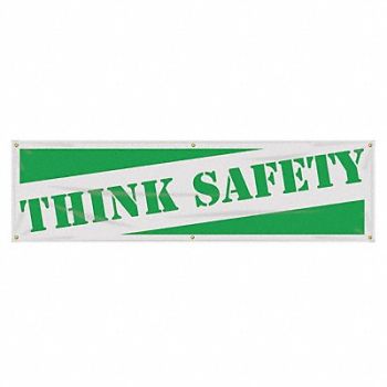 ACCUFORM Safety Banner 28in x 96in Poly Sheeting, 31A770