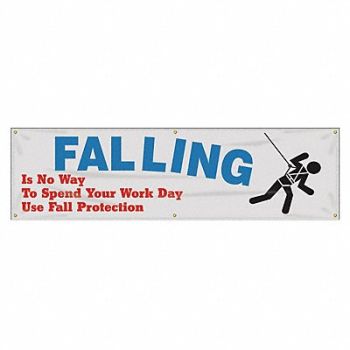 ACCUFORM Safety Banner 28in x 96in Poly Sheeting, 31A776