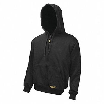 DEWALT Heated Hoodie 3XL Men s Black, 31AC98
