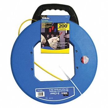 IDEAL Fish Tape 3/16 In x 200 ft Fiberglass, 31AD41