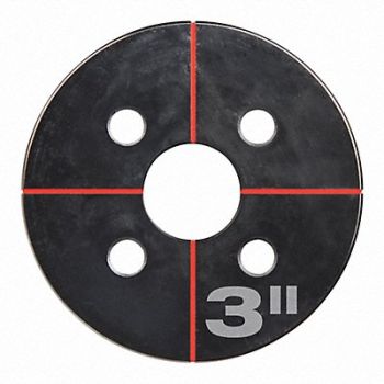 MILWAUKEE Knockout Die 3 19/32 Size, 31AE12