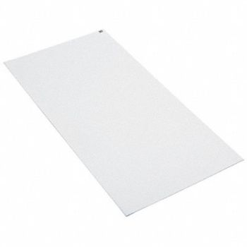 CONDOR Disposable Tacky Mat Wht 36inWx45inL PK4, 31AN19