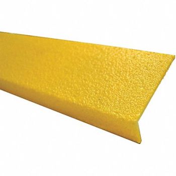 SURE-FOOT FRP Stair Nosing Yellow 24 Fbrglss, 31AP24