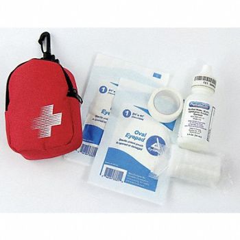 FIRST AID ONLY First Aid Kit Portable Red Fabric, 31AR11