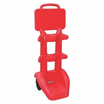 FLAMEFIGHTER Fire Ext Wheel Cart Plastic 51 H 19.63 W, 31AY22