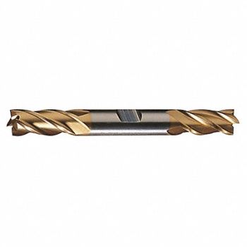 CLEVELAND Sq. End Mill Double End Cobalt 1/8, 31C035