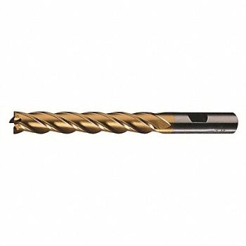 CLEVELAND Sq. End Mill Single End Cobalt 1/2, 31C147