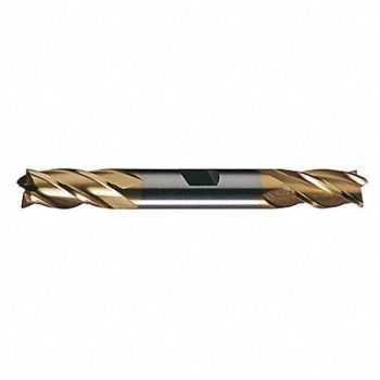 CLEVELAND Sq. End Mill Double End HSS 13/32, 31C334